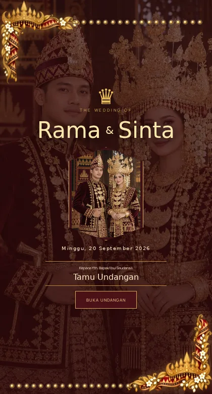 Cover undangan Ornamen Lampung